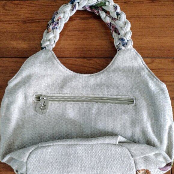 Bohemian BEAUTIFUL 3D & BEADED and cream color flower purse..pink coin purse,set - Picture 11 of 17